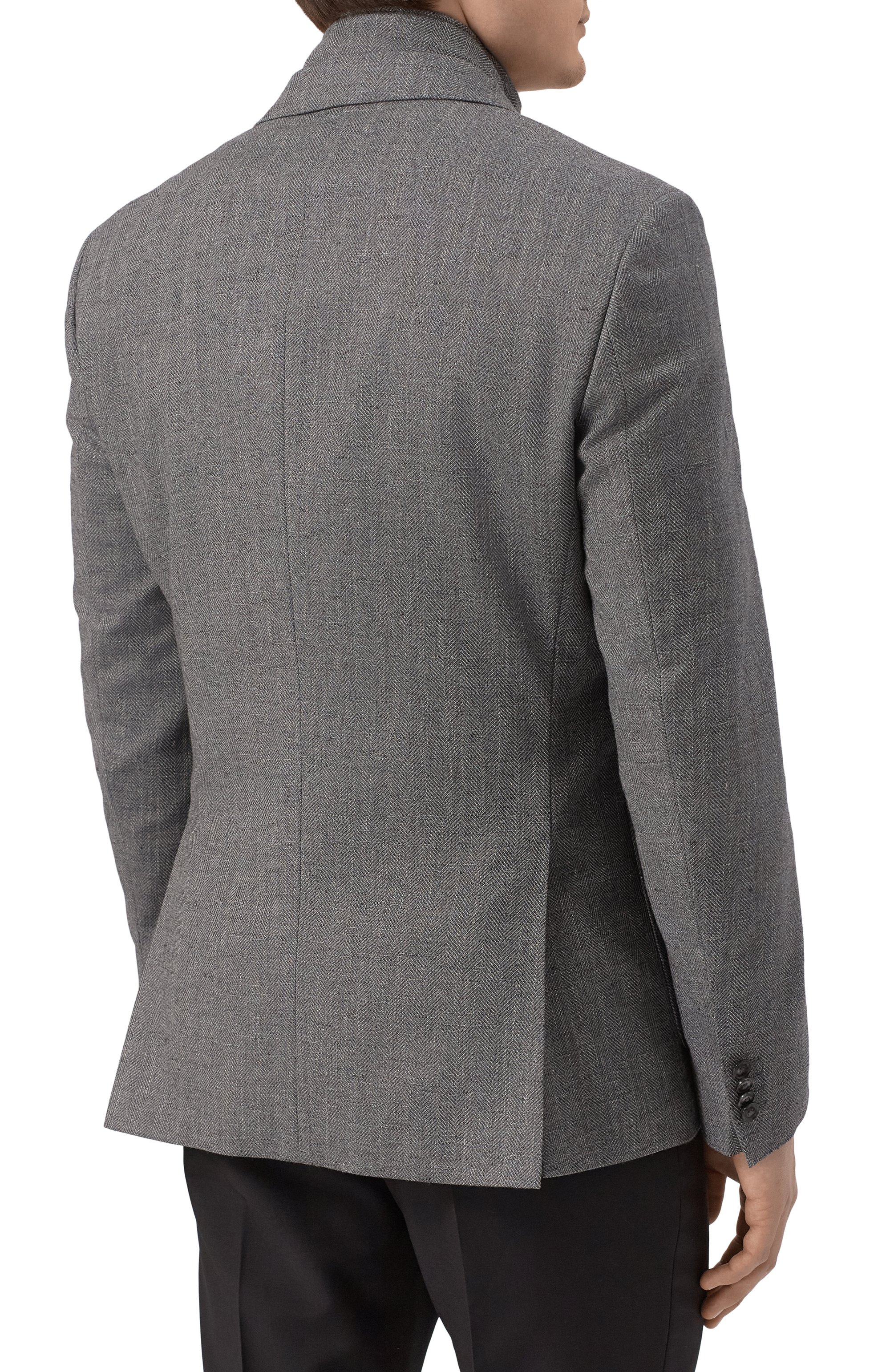 Пиджак из шерсти и хлопка BOSS, арт. 50535047, фото 6