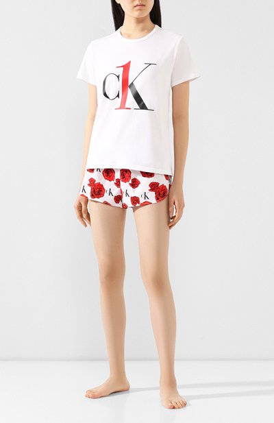 Хлопковая футболка CALVIN KLEIN, арт. QS6436E, фото 2