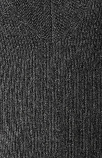 Шерстяной жилет DRIES VAN NOTEN темно-серого цвета по цене 34150 руб., арт. 192-31266-8702, фото 5 Шерстяной жилет DRIES VAN NOTEN, арт. 192-31266-8702, фото 5