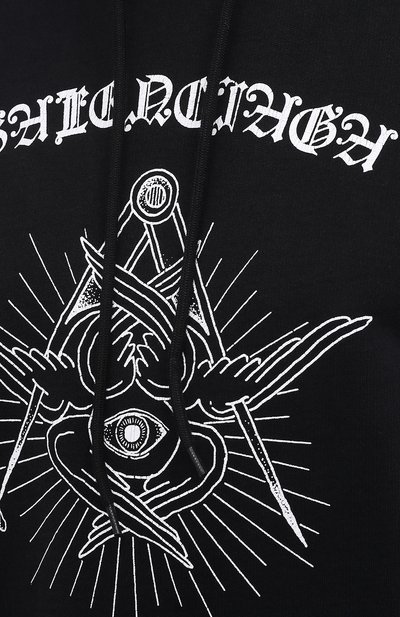 Хлопковое худи BALENCIAGA, арт. 641529/TJV79, фото 5