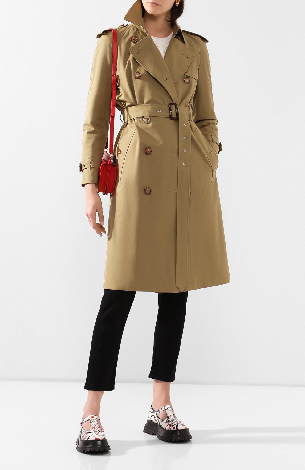 Хлопковый тренч wharfbridge BURBERRY, арт. 8028799, фото 2