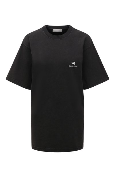 Женская хлопковая футболка BALENCIAGA, арт. 675016/TLV99