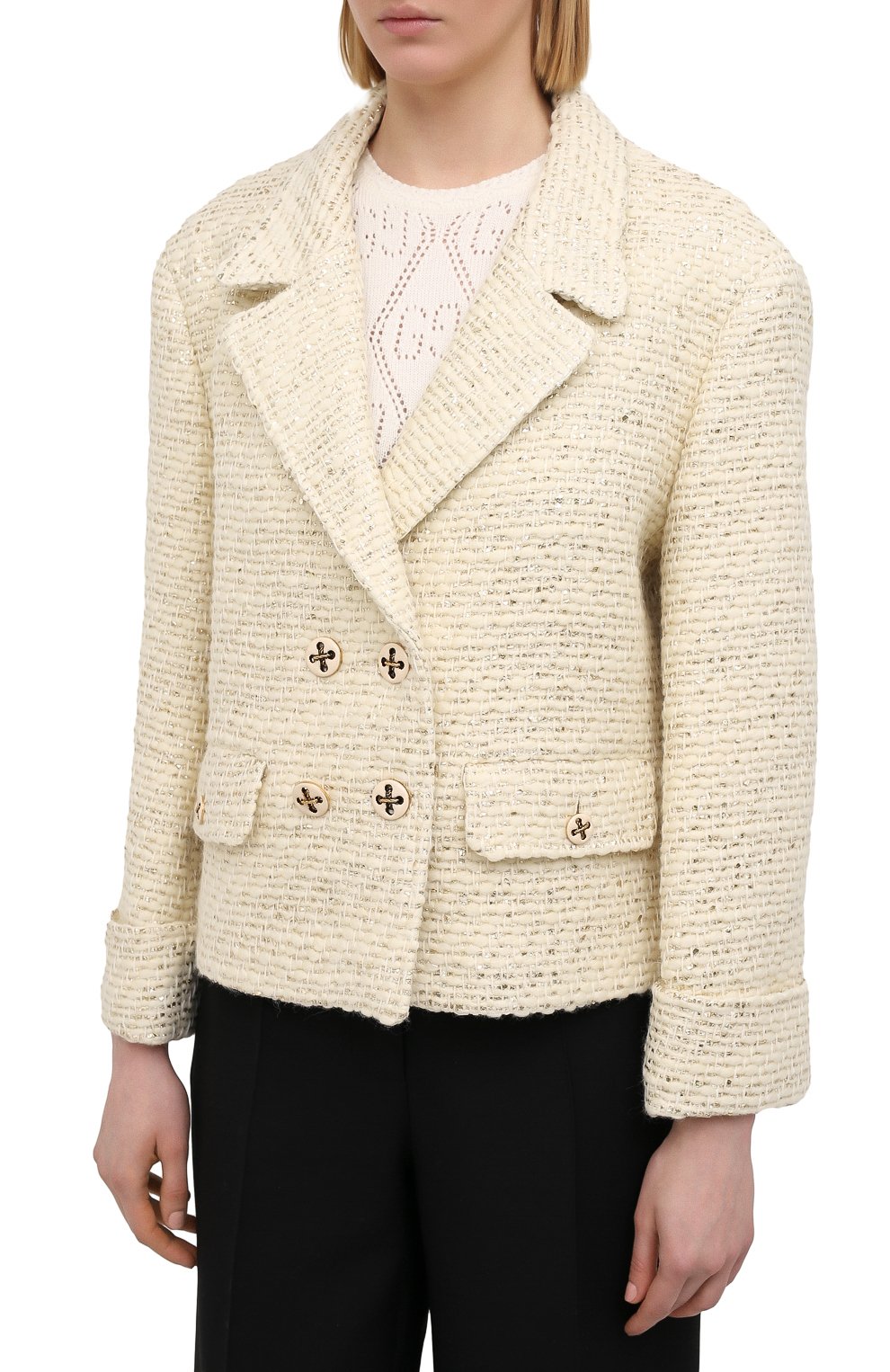 Шерстяной жакет GUCCI, арт. 643287/ZAF4D, фото 3