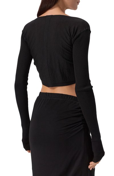 Шерстяной кардиган RICK OWENS, арт. RP01E7645/M, фото 4