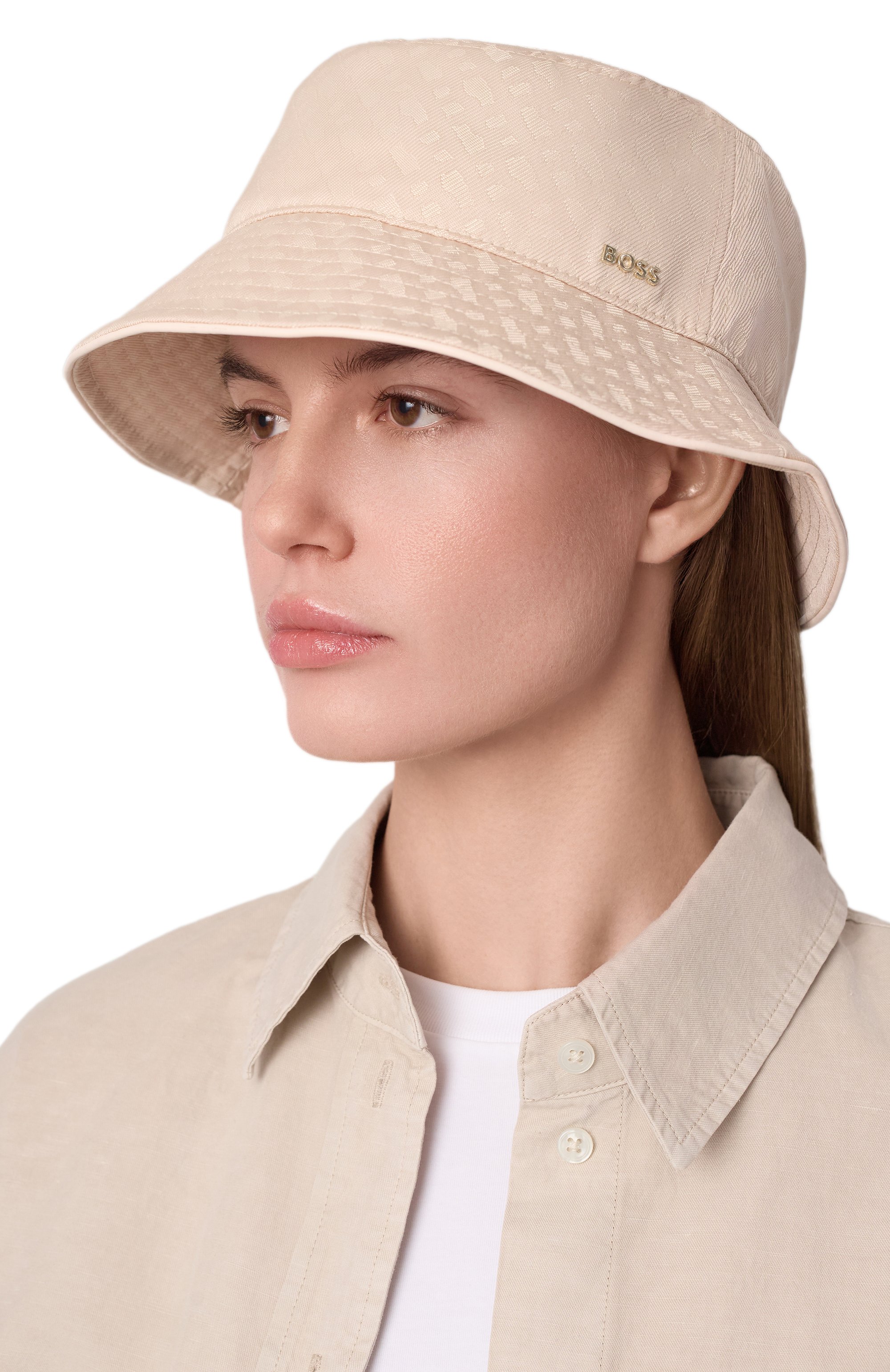 Панама BOSS бежевого цвета по цене 8400 руб., арт. 50533383, фото 2 Панама BOSS, арт. 50533383, фото 2
