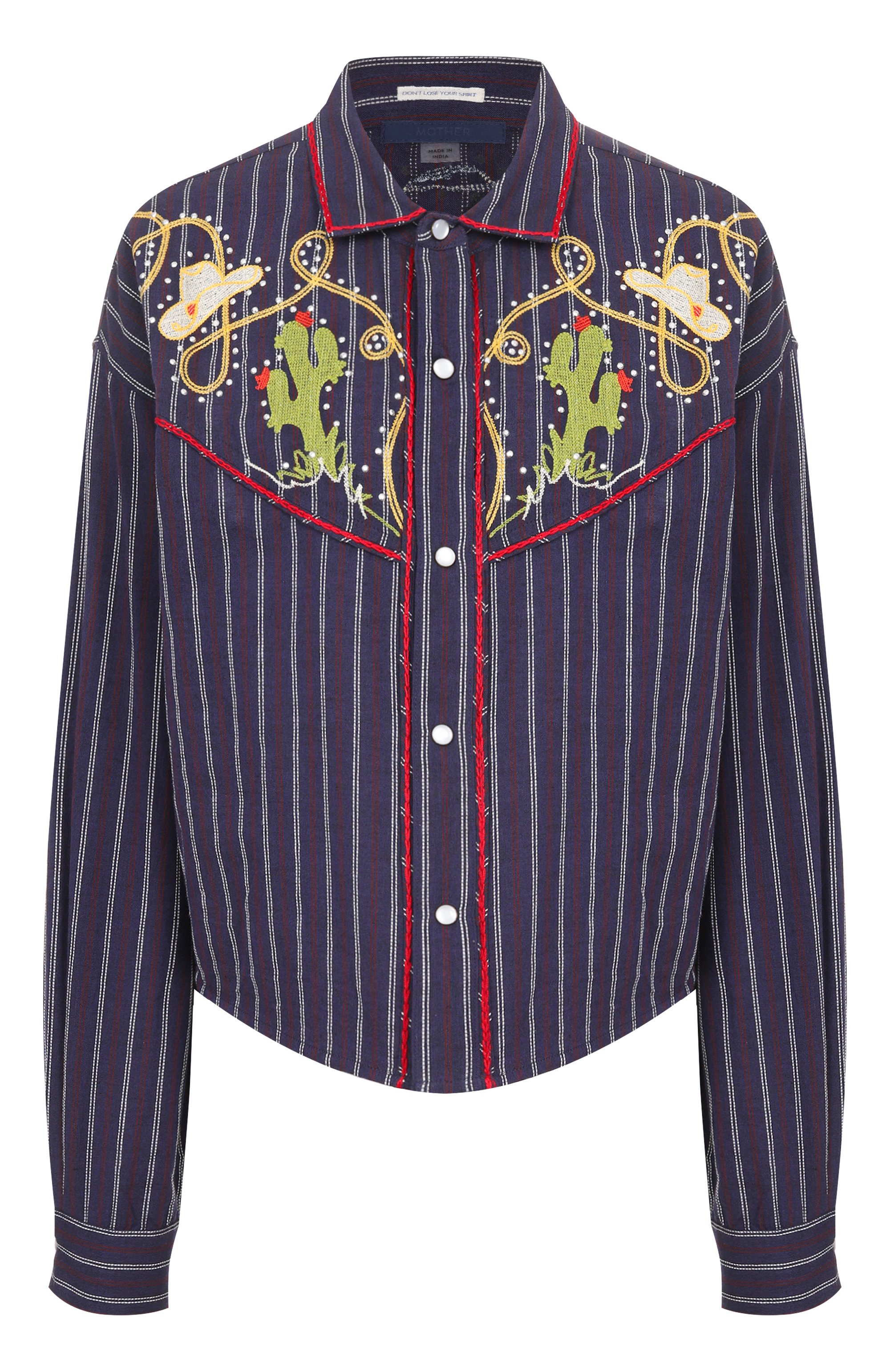 Хлопковая рубашка MOTHER, арт. 21256-1663, фото 1