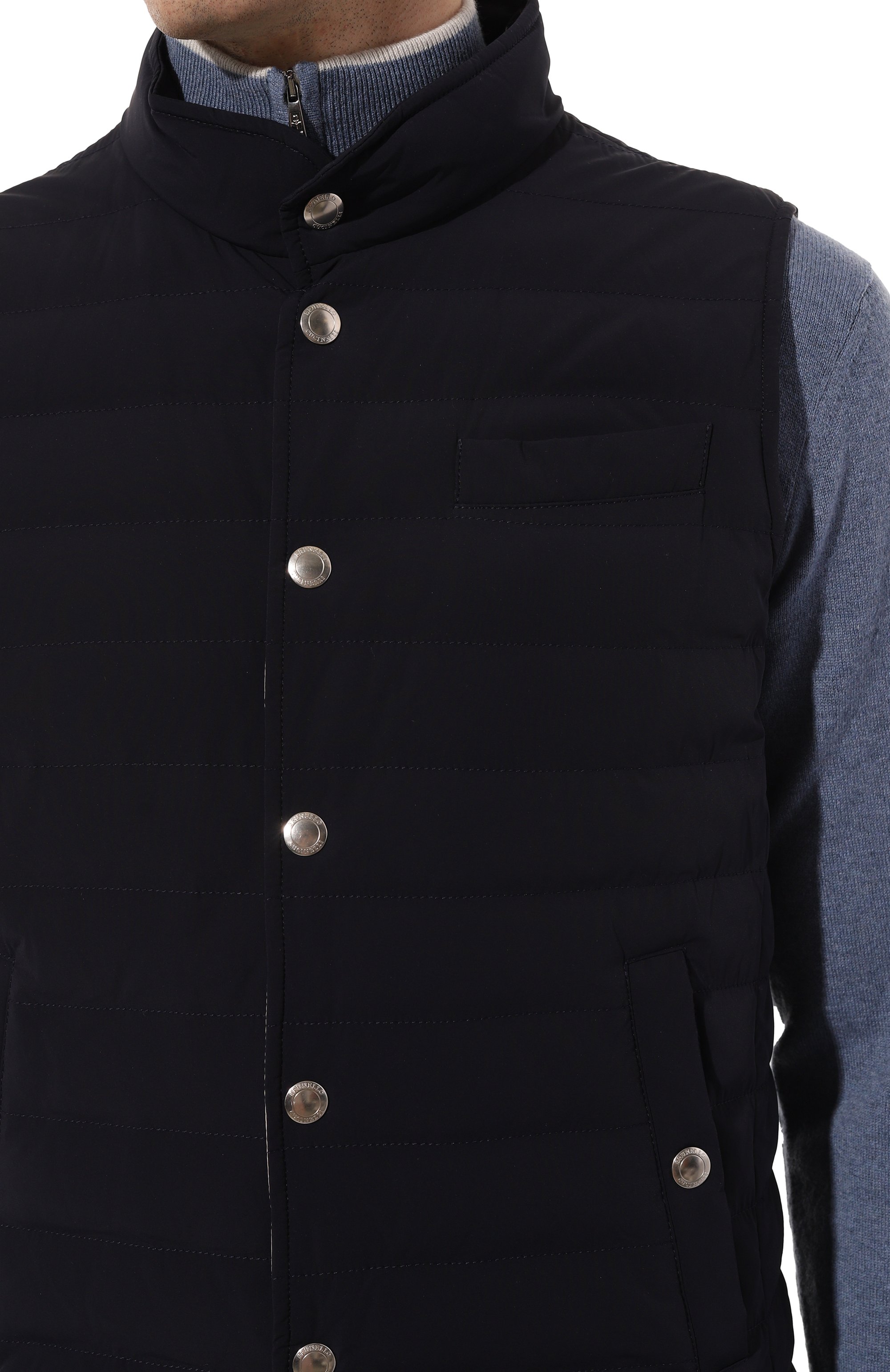 Пуховый жилет BRUNELLO CUCINELLI, арт. MM403B2217, фото 5