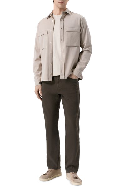 Рубашка из шерсти и шелка PAUL&SHARK, арт. 26413318, фото 2