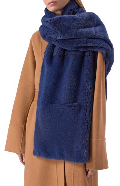 Женский меховой шарф из норки COLOR TEMPERATURE, арт. НШ-5/2БН