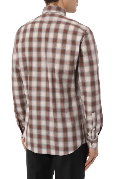 Хлопковая рубашка ZEGNA, арт. UCX21A6/SRF5, фото 4