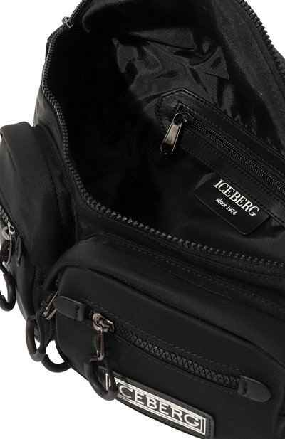 Текстильная поясная сумка ICEBERG черного цвета по цене 22800 руб., арт. 7203/6967, фото 5 Текстильная поясная сумка ICEBERG, арт. 7203/6967, фото 5