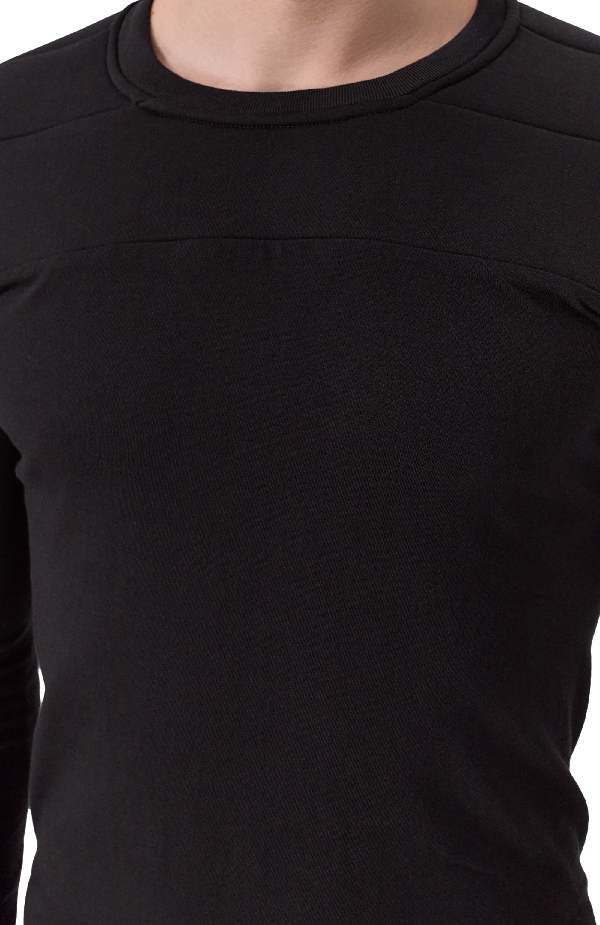 Хлопковый лонгслив rick owens x champion RICK OWENS, арт. CM01E1707/CHJG, фото 5