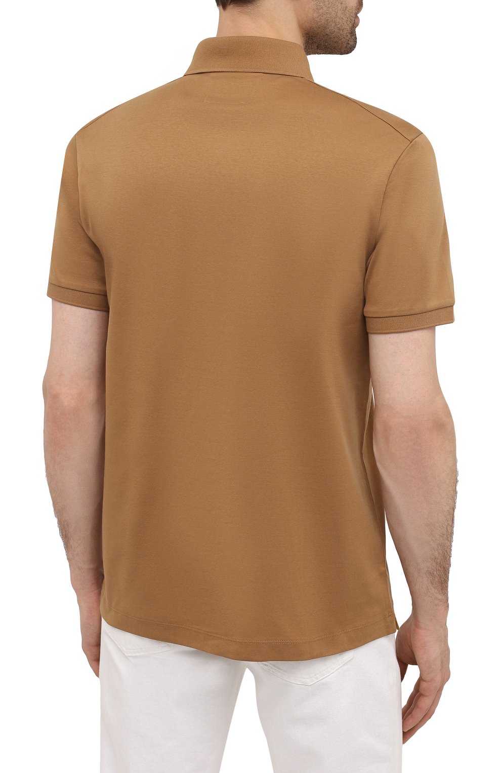 Хлопковое поло BOSS, арт. 50398204, фото 4