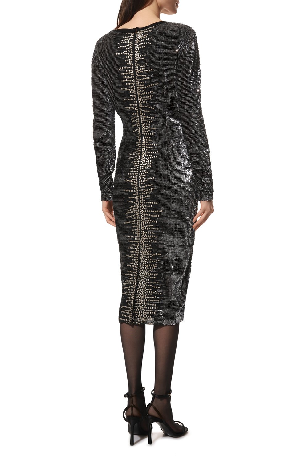 Платье TOM FORD серого цвета по цене 1515000 руб., арт. AC5430/T55994, фото 4 Платье TOM FORD, арт. AC5430/T55994, фото 4