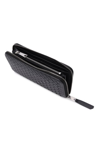 Кожаное портмоне BOTTEGA VENETA черного цвета по цене 140500 руб., арт. 796967/V69G2, фото 3 Кожаное портмоне BOTTEGA VENETA, арт. 796967/V69G2, фото 3