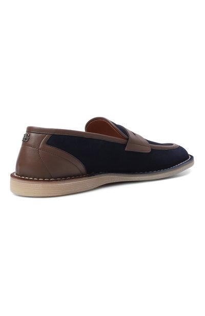 Замшевые пенни-лоферы florio DOLCE & GABBANA, арт. A50744/A0084, фото 4