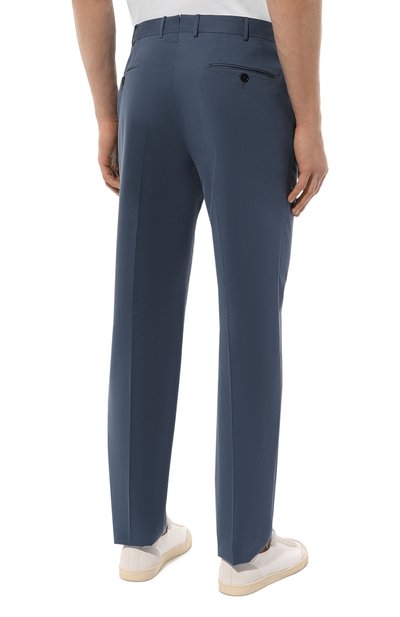 Брюки из хлопка и кашемира ZEGNA, арт. 729F00A7/77TB12, фото 4