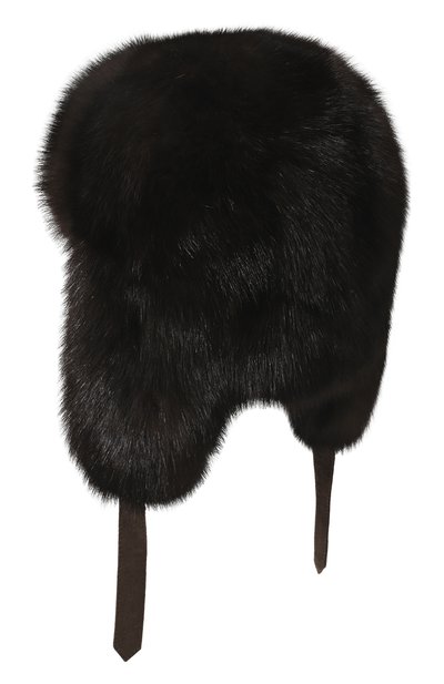 Шапка-ушанка из меха соболя BLACK SABLE, арт. BS-47CF2, фото 2