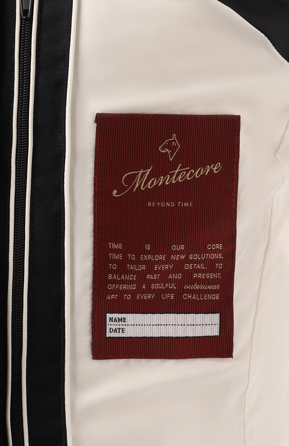 Пуховый жилет MONTECORE темно-синего цвета по цене 94150 руб., арт. F07MUWX806M/106, фото 6 Пуховый жилет MONTECORE, арт. F07MUWX806M/106, фото 6