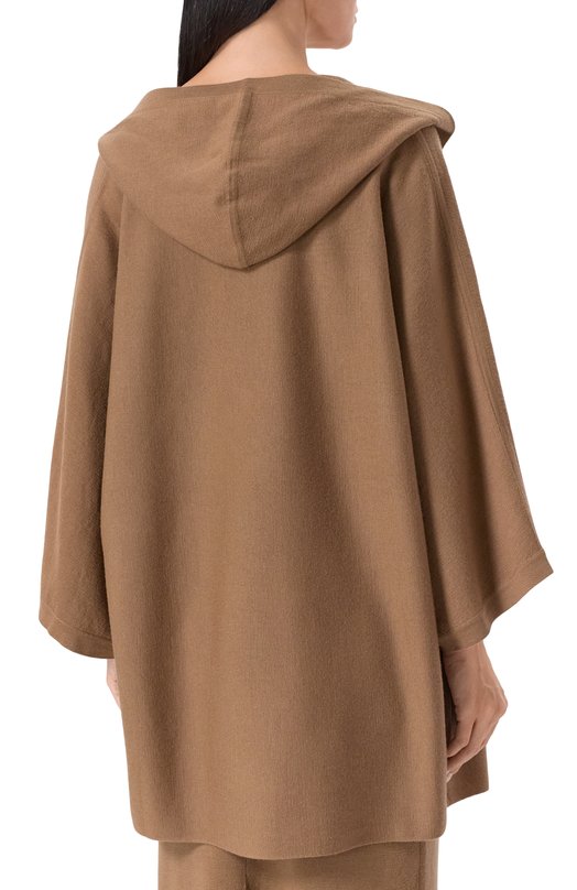 Шерстяной кардиган Max Mara ASTER Коричневый  ASTER Фото 4