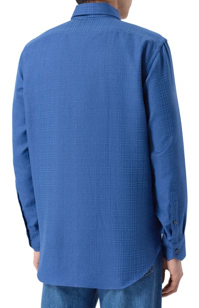 Рубашка из хлопка и кашемира MVST, арт. M0RBIDA/CANNES/SQUARED/505, фото 4