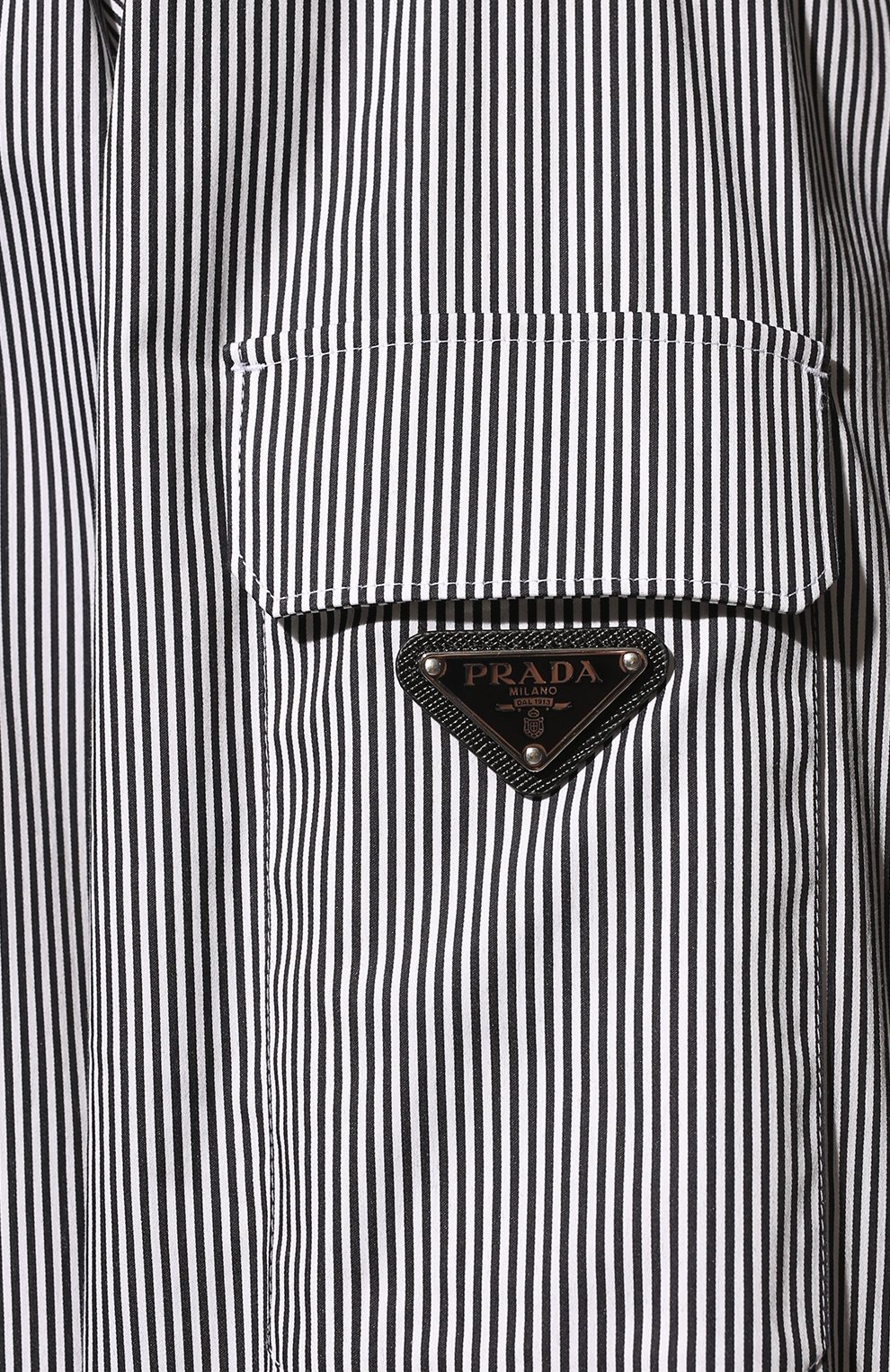 Хлопковая рубашка PRADA, арт. SC588-10G7-F0967-221, фото 5