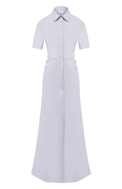 Платье из смеси льна и вискозы OFF-WHITE, арт. 0WDB248S20FAB0014000, фото 1
