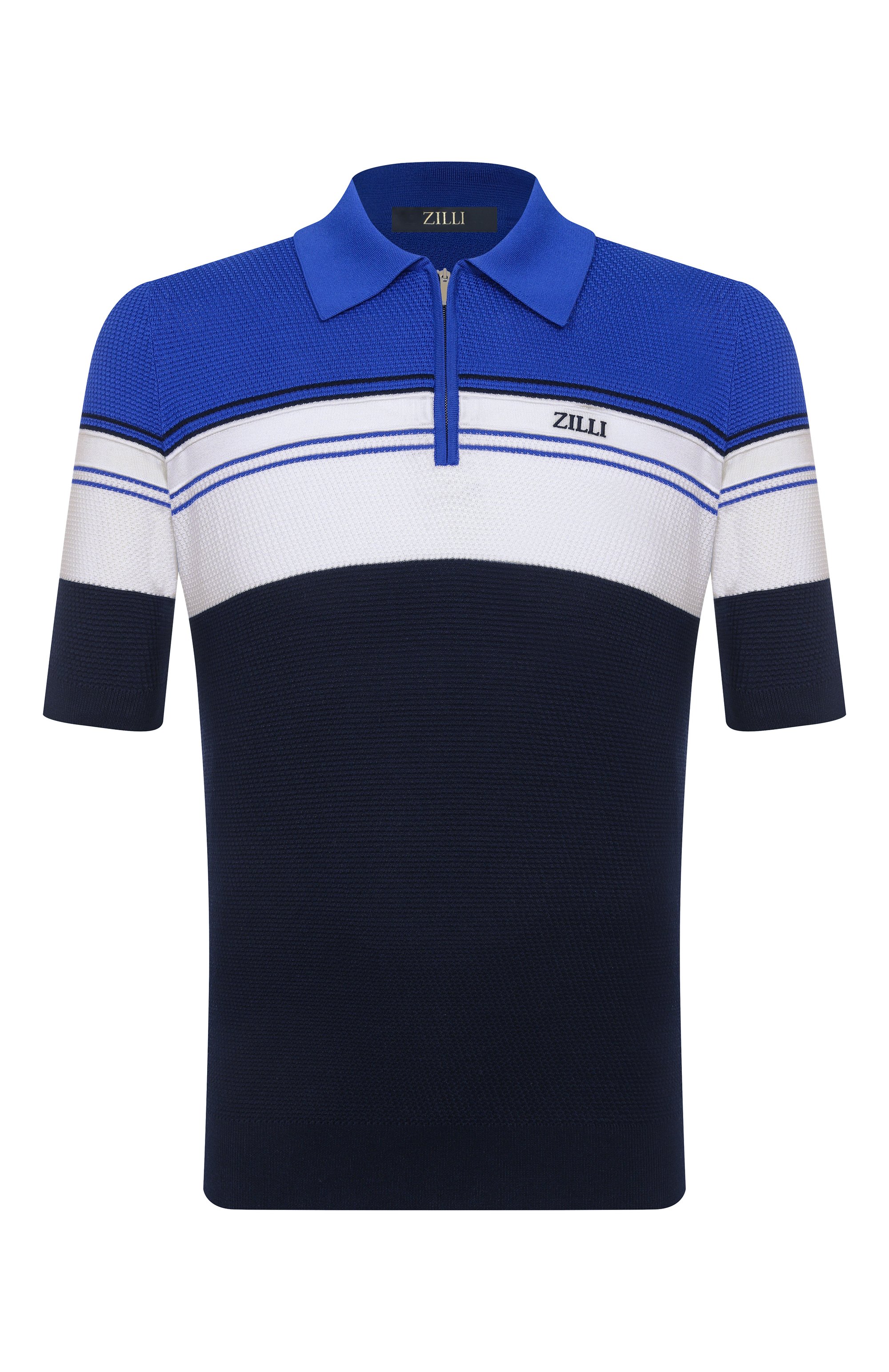 Поло из хлопка и шелка ZILLI, арт. KZP002M0142VTHL00, фото 1