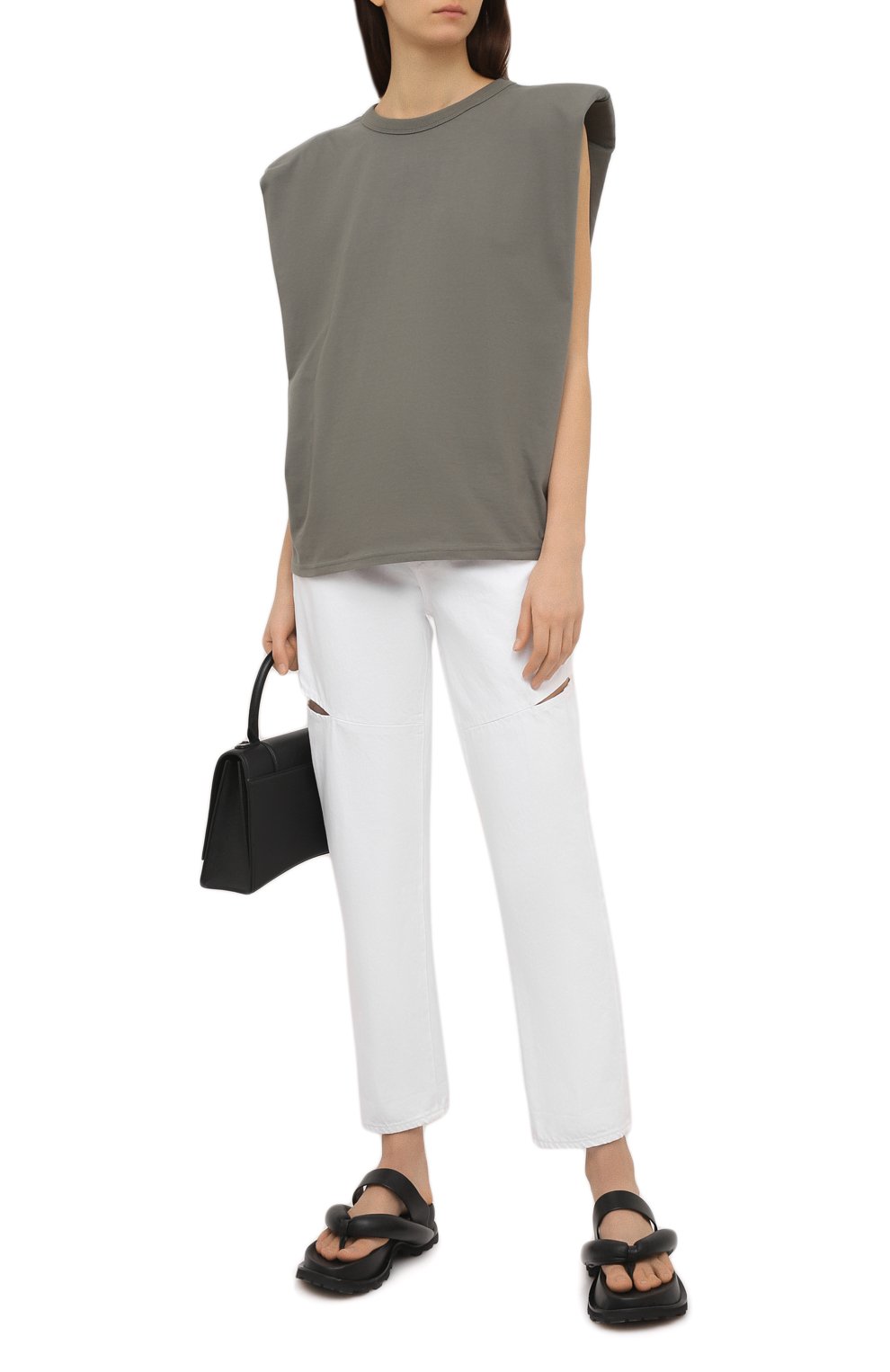 Хлопковая футболка THE FRANKIE SHOP, арт. TS EVA KR 07, фото 2