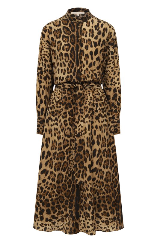 Шелковое платье Noble&Brulee NB106/270624/6803 Леопардовый NB106/270624/6803
