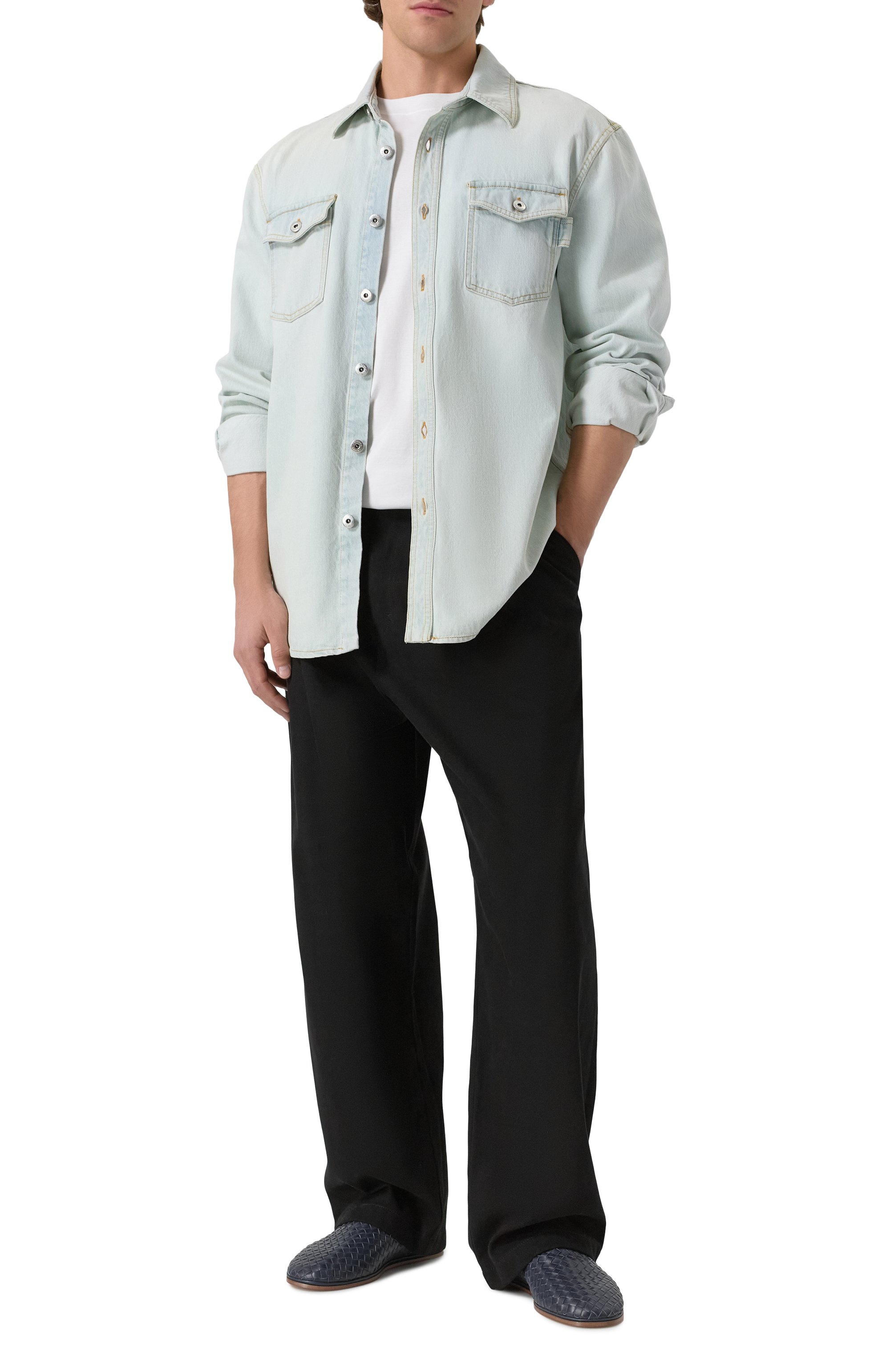 Кожаные слиперы sunday BOTTEGA VENETA, арт. 730275/V2ED0, фото 2