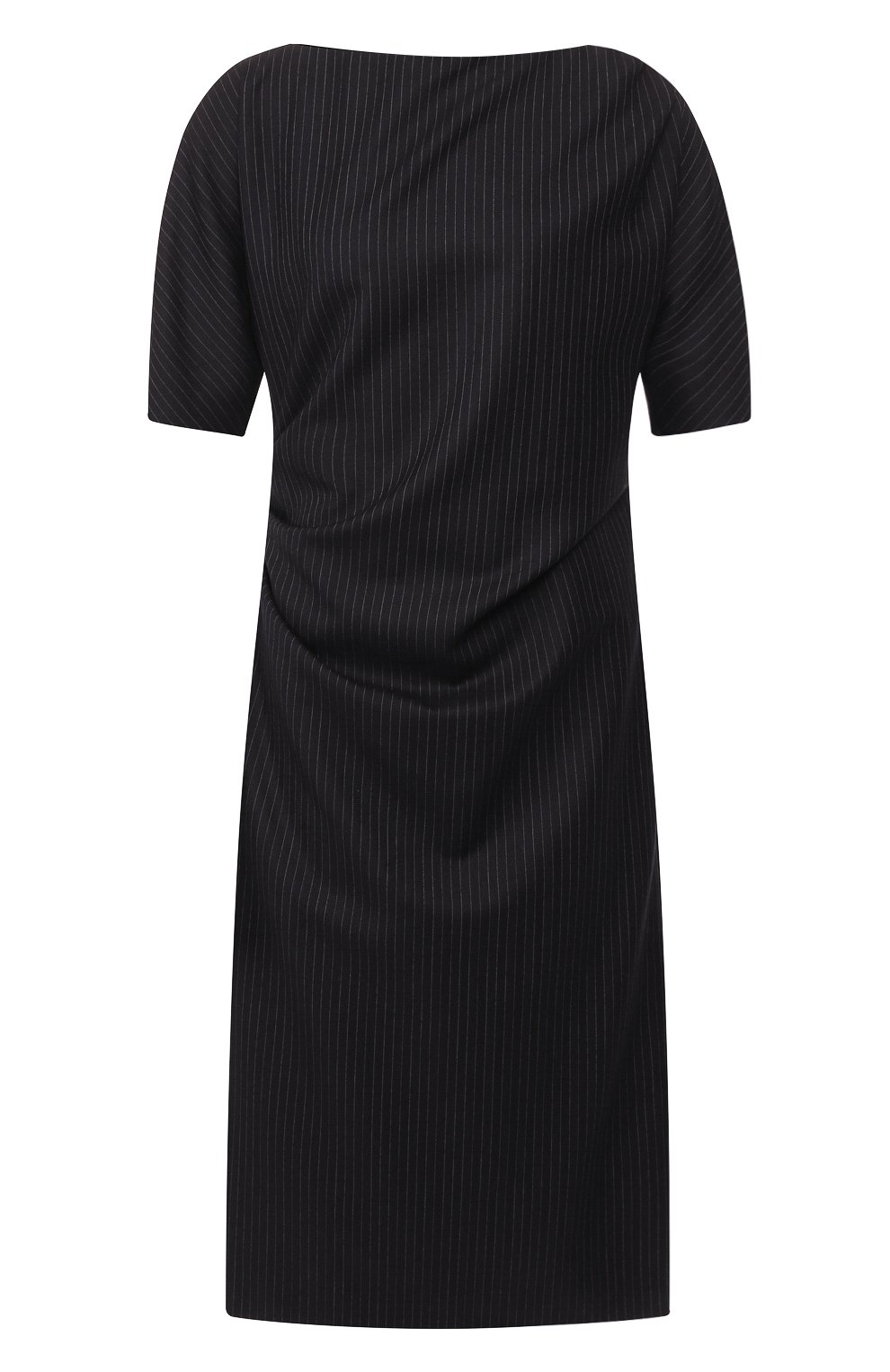 Шерстяное платье DRIES VAN NOTEN темно-синего цвета по цене 77950 руб., арт. 192-11044-8182, фото 1 Шерстяное платье DRIES VAN NOTEN, арт. 192-11044-8182, фото 1
