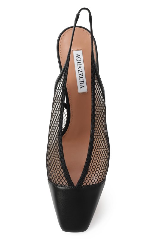 Туфли Margot 50 Aquazzura MRHMIDL0/MHN Чёрный  MRHMIDL0/MHN Фото 6
