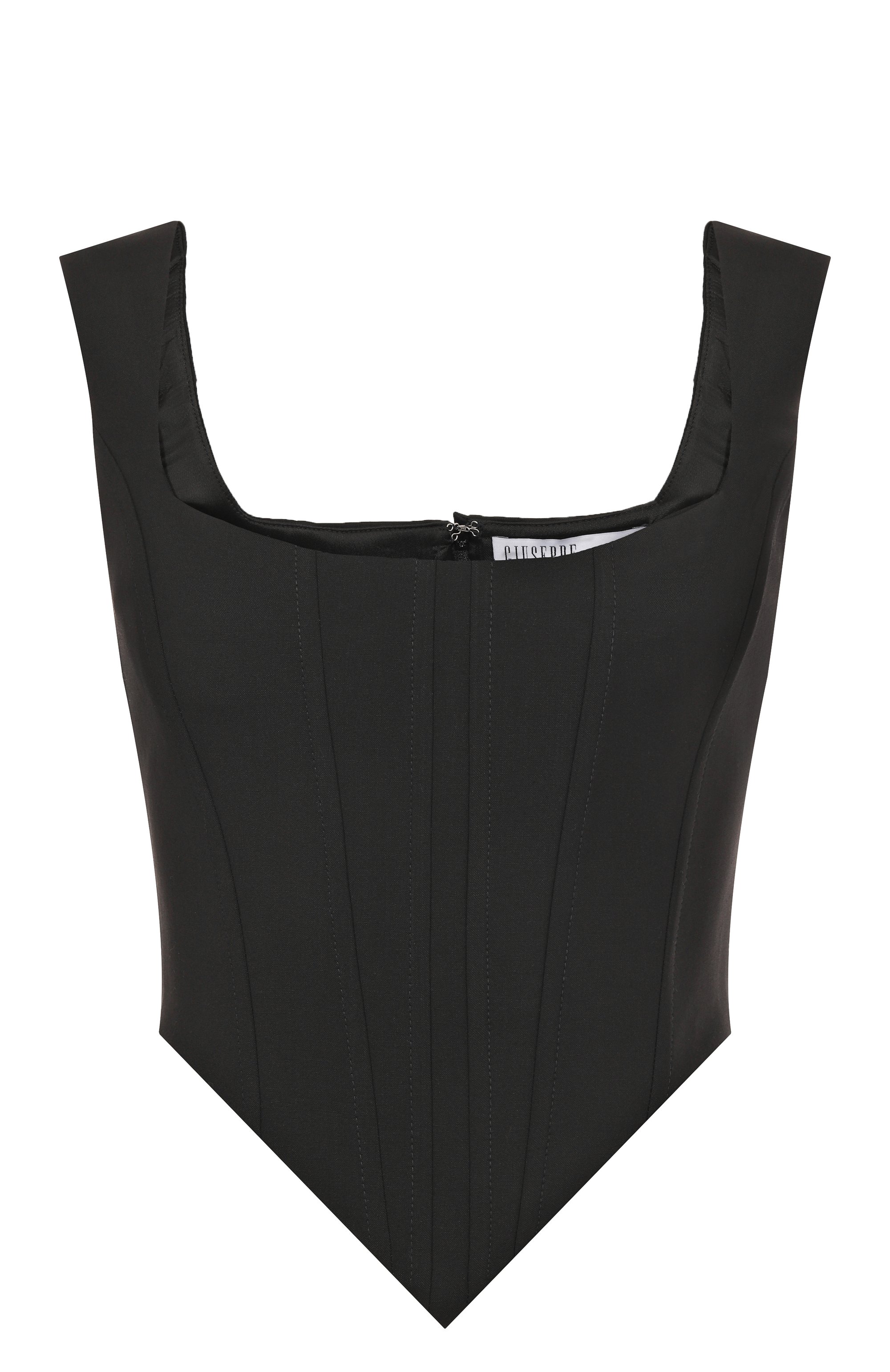 Шерстяной топ-корсет GIUSEPPE DI MORABITO, арт. 05FWT0196 05327A, фото 1