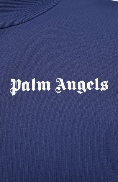 Толстовка PALM ANGELS темно-синего цвета по цене 43900 руб., арт. PMBD001R21FAB0014601, фото 5 Толстовка PALM ANGELS, арт. PMBD001R21FAB0014601, фото 5