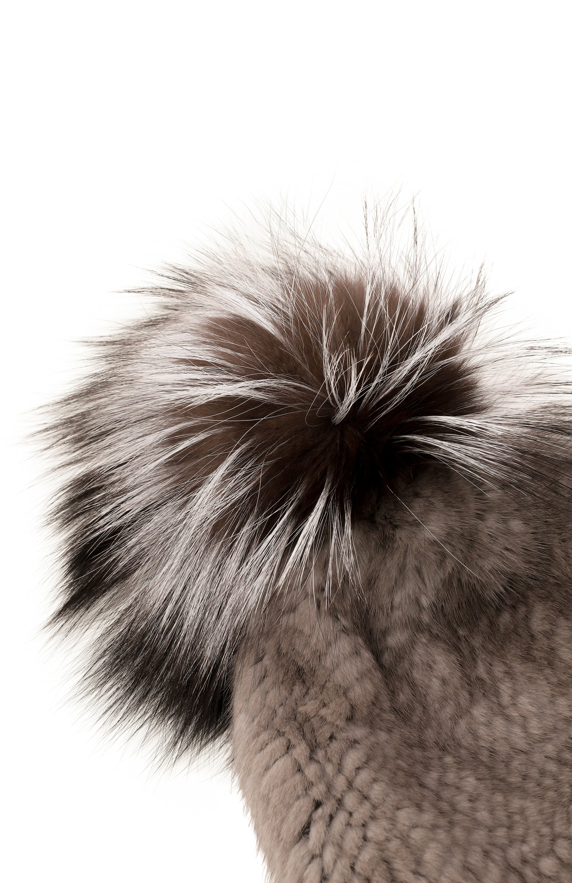 Меховая шапка из норки и лисы VICTORIA KUSENKOVA, арт. 050650010205, фото 4