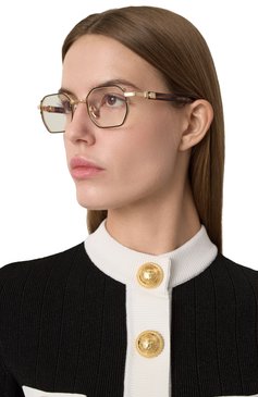 Женские оправа BALMAIN золотого цвета, арт. BPX-166B | Фото 2 (Региональные ограничения белый список (Axapta Mercury): Не проставлено; Нос: Не проставлено; Материал: Металл, Пластик; Тип очков: Оправа; Очки форма: Квадратные; Оптика Гендер: оптика-женское)
