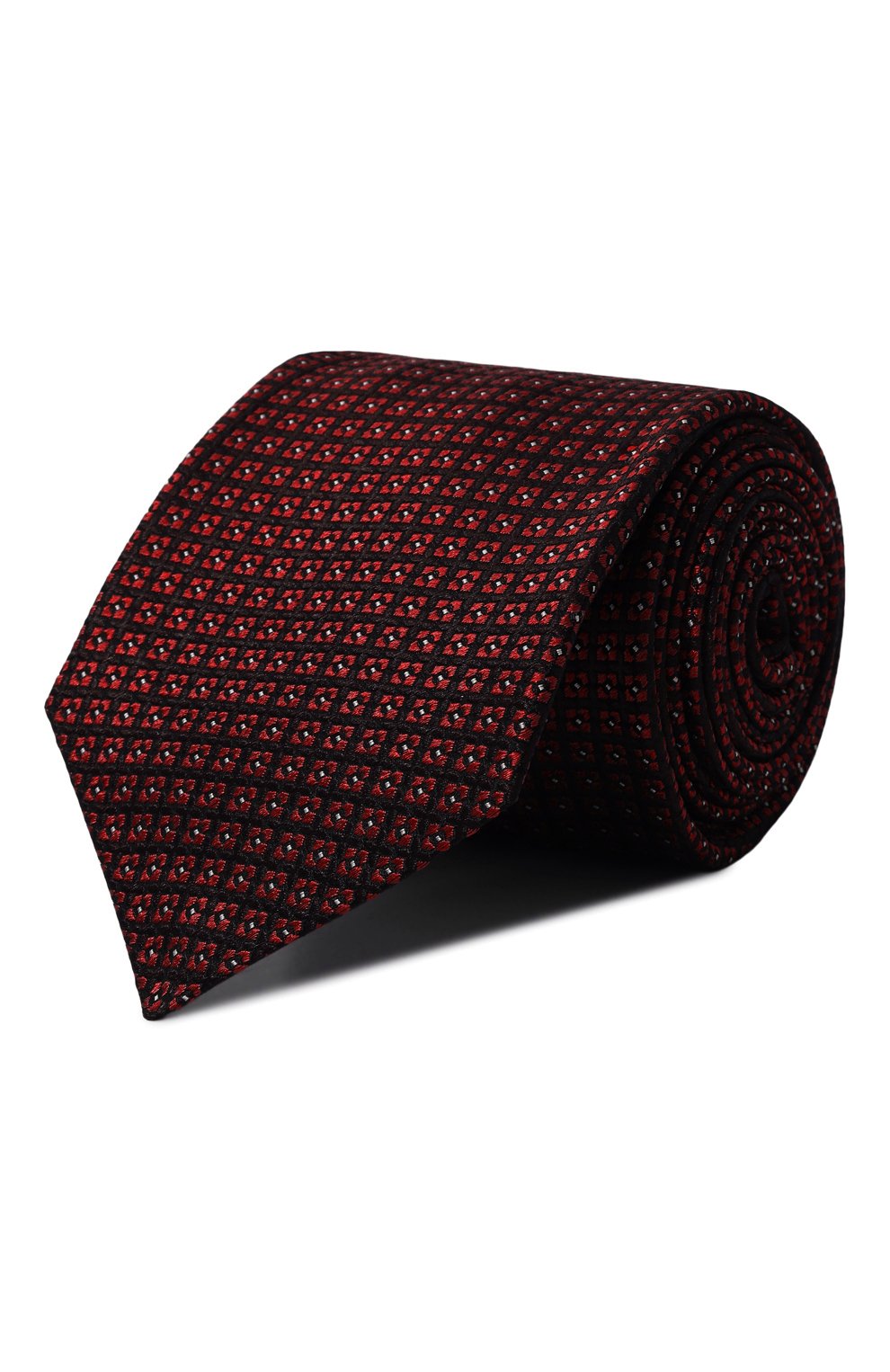 Шелковый галстук KITON красного цвета по цене 29950 руб., арт. UCRVKPC01L5705, фото 1 Шелковый галстук KITON, арт. UCRVKPC01L5705, фото 1