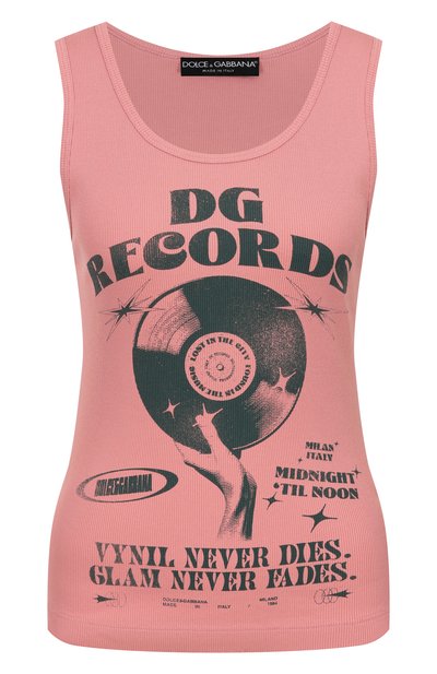 Женская хлопковая майка DOLCE & GABBANA, арт. F8V40T/GDDND