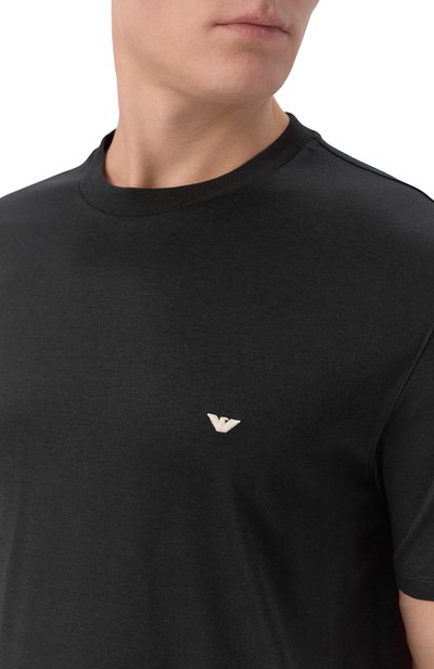 Футболка из лиоцелла и хлопка EMPORIO ARMANI, арт. EM004592/AF13747, фото 5