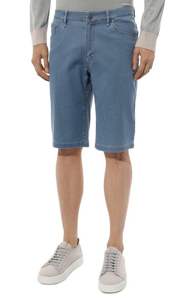 Джинсовые шорты ZILLI синего цвета по цене 99500 руб., арт. J5TS04M0440VZP000M, фото 3 Джинсовые шорты ZILLI, арт. J5TS04M0440VZP000M, фото 3