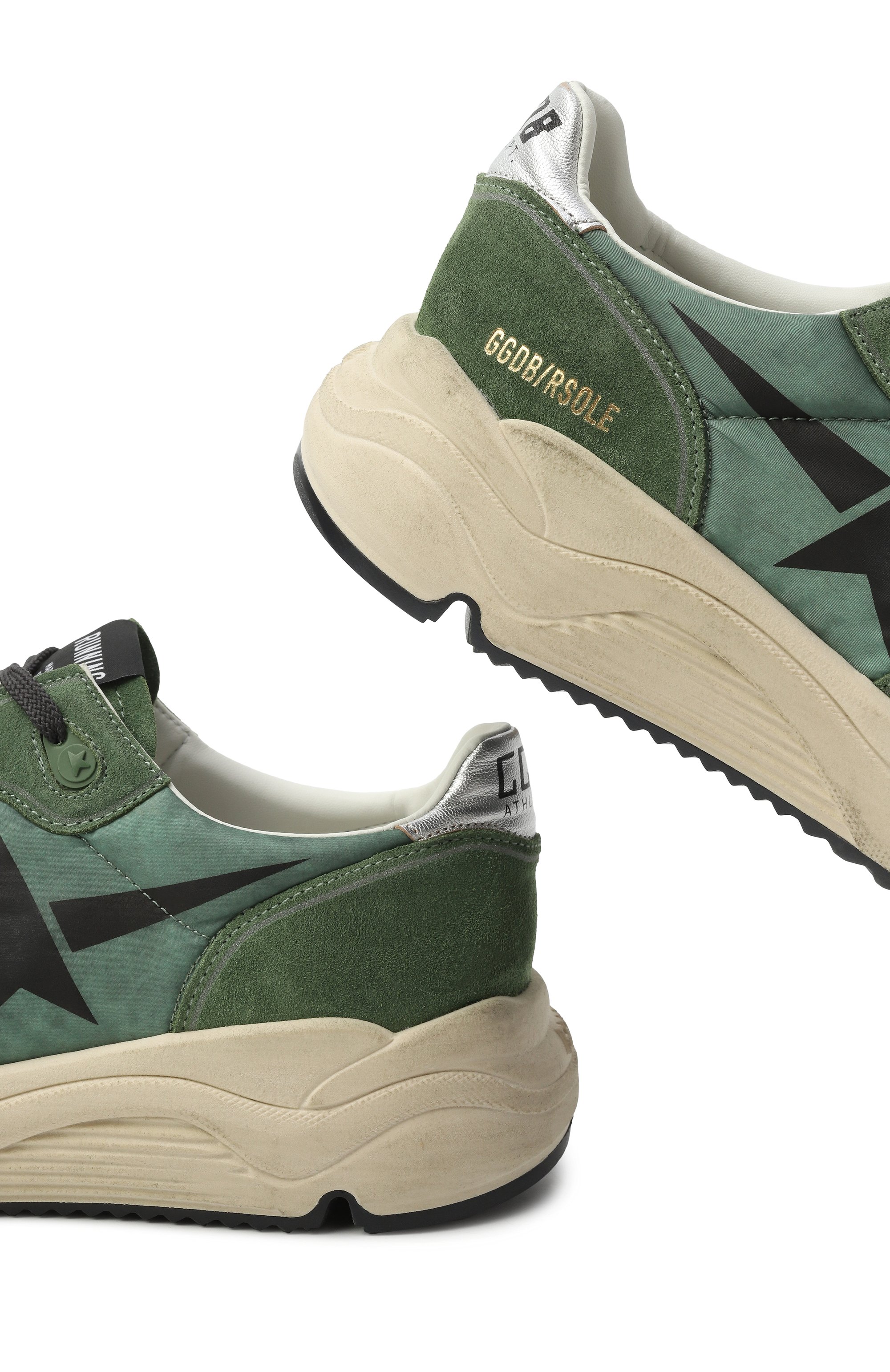 Комбинированные кроссовки running sole GOLDEN GOOSE DELUXE BRAND, арт. GMF00927.F007499, фото 7