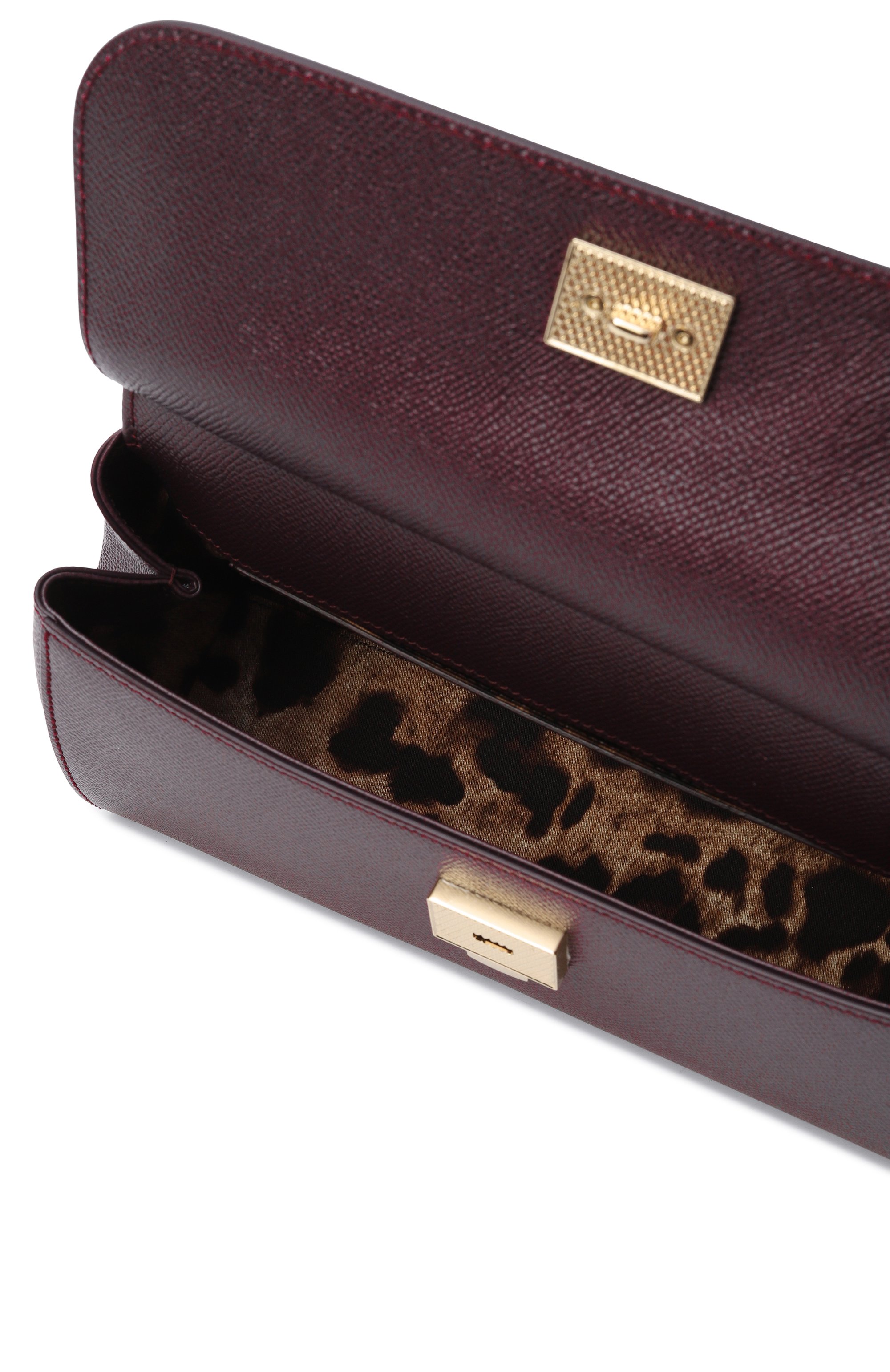 Сумка sicily medium DOLCE & GABBANA темно-бордового цвета по цене 215000 руб., арт. BB7652/B1001, фото 5 Сумка sicily medium DOLCE & GABBANA, арт. BB7652/B1001, фото 5