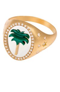 Кольцо L'ATELIER NAWBAR бесцветного цвета по цене 276000 руб., арт. R39PM, фото 1 Кольцо L'ATELIER NAWBAR, арт. R39PM, фото 1