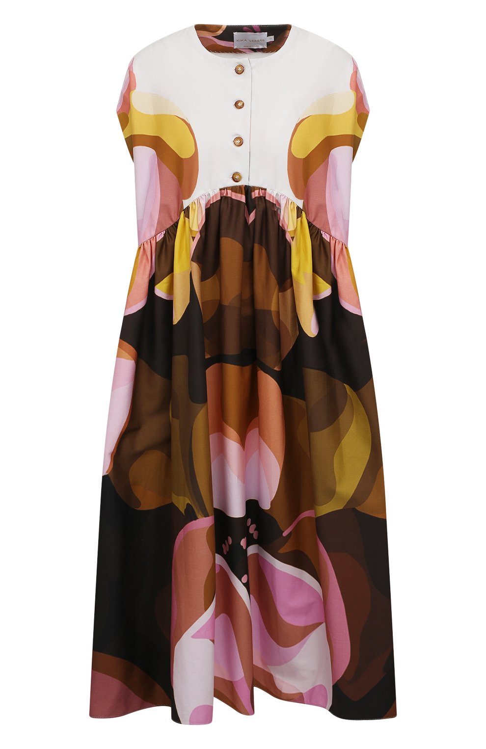 Хлопковое платье KIKA VARGAS, арт. BERNARDA DRESS/C0TT0N PRINT, фото 1