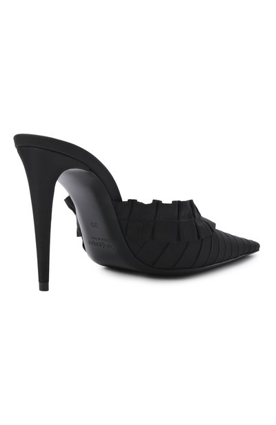 Текстильные мюли madeleine 100 SAINT LAURENT, арт. 870492/AAGJ0, фото 5