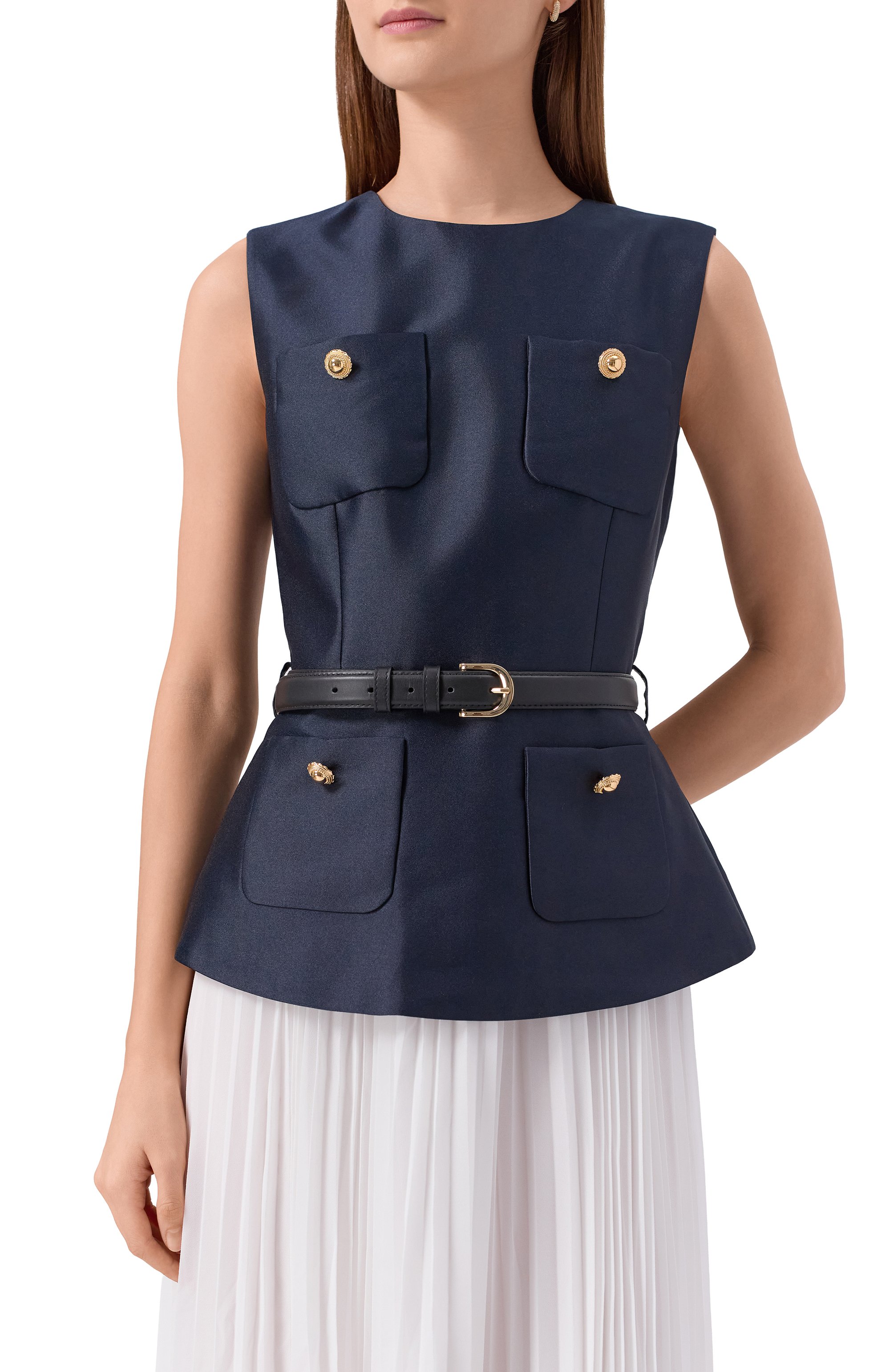 Платье SELF-PORTRAIT, арт. PF25-017MA-BL, фото 5