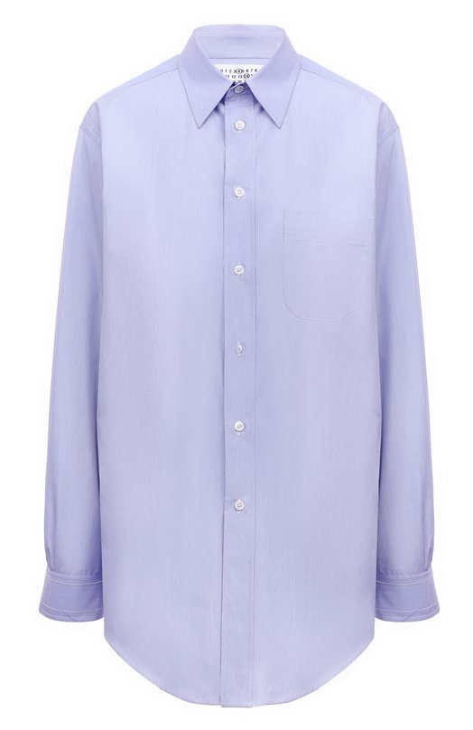 

Хлопковая рубашка Maison Margiela, Голубой