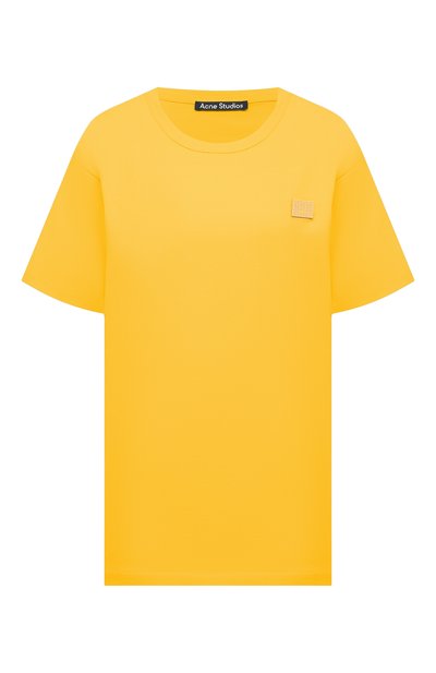 Женская хлопковая футболка ACNE STUDIOS, арт. 25E173/W