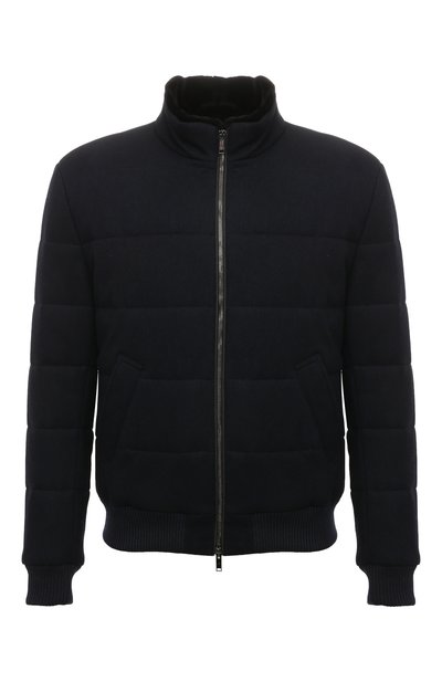 Мужской утепленный бомбер с меховой отделкой MVST, арт. CAREN0/669